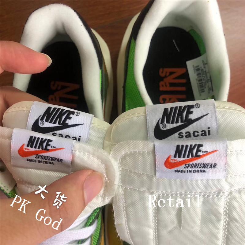 PK God Sacai X Nike LDV Waffle Green Multi retail matearials ready to ship